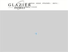 Tablet Screenshot of glazierhomes.com